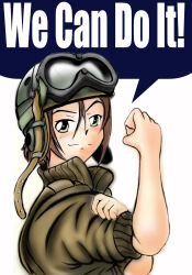 helmet-chan (girls und panzer) from girls und panzer