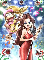 dixie kong from donkey kong (series) by kicdon