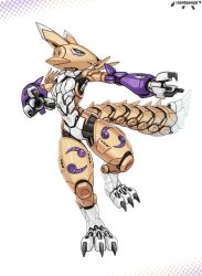 renamon from digimon by lordyanyu