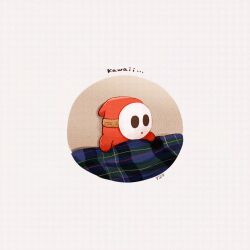 shy guy from super mario bros. by tenmiyakiyo