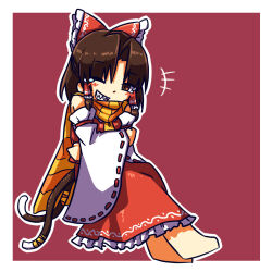 hakurei reimu from cookie (touhou)