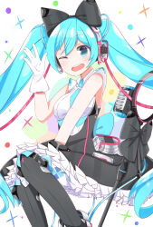 hatsune miku from magical mirai (vocaloid)