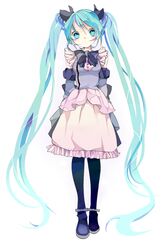 hatsune miku from vocaloid by hakuyuu