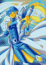 blue-eyes white dragon from yu-gi-oh! by fushitasu