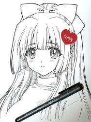 kuraki suzuna from kao no nai tsuki by carnelian