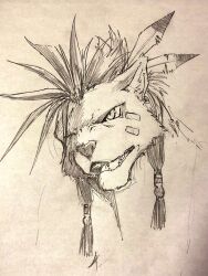 red xiii from final fantasy by indeigo15
