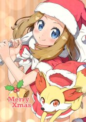 fennekin from christmas by negimiso1989