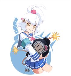 shiro (bombergirl) from bomberman by mateus upd