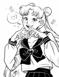 tsukino usagi from bishoujo senshi sailor moon by yamino