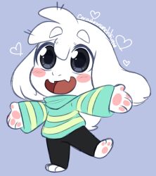 asriel dreemurr from undertale by cocothemunchkin
