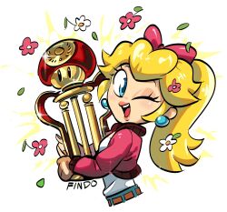 princess peach from mario kart by findoworld