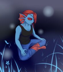 undyne from undertale by maxlad