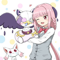 small kyubey from magia record: mahou shoujo madoka magica gaiden by gilcrows