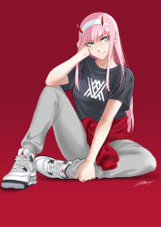 zero two (darling in the franxx) from darling in the franxx
