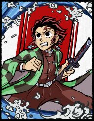 kamado tanjirou from kimetsu no yaiba by schoolyardloser