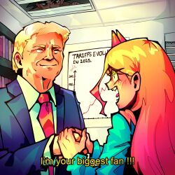 donald trump from chainsaw man by alpharecdyt