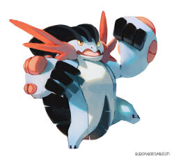 mega swampert from pokemon by bluekomadori
