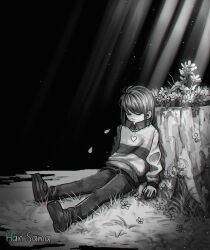 chara (undertale) from inktober by han sama