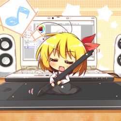 rumia from touhou by kousa (black tea)