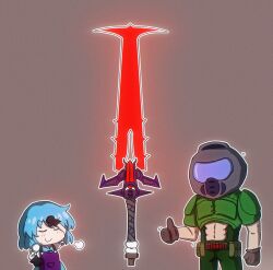 doomguy from doom (series) by sleepymoon