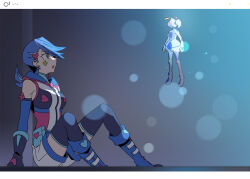 blue girl from yu-gi-oh! by 3 ma me