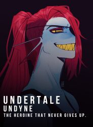 undyne from undertale by lazuen01