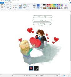 bacon (roblox) from microsoft paint (software) by flxphlx