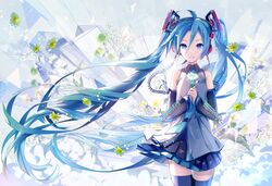 hatsune miku from vocaloid by ikushima
