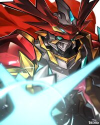 dukemon from digimon by sinobali