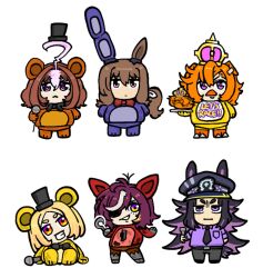admire vega (umamusume) from five nights at freddy's by pikminpreggedup