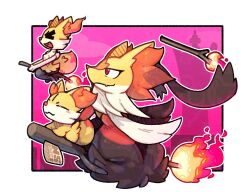braixen from pokemon by sunsnak sn