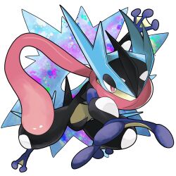 greninja from pokemon by trianglehart