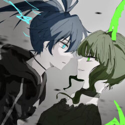 black rock shooter (character) from black rock shooter