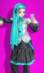 hatsune miku from vocaloid