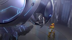 chozo statue from metroid by teke