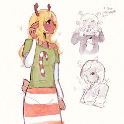 noelle holiday from deltarune by kannonkaza