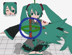 hatsune miku from vocaloid