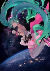 hatsune miku from vocaloid