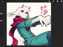 ralsei from deltarune by kannonkaza