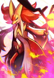 delphox from pokemon by tenebscuro