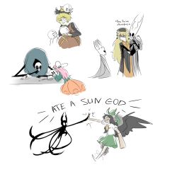 hata no kokoro from hollow knight