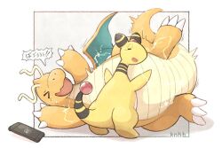 ampharos from nintendo switch by knhb tail