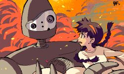 laputa robot from studio ghibli by bf. (sogogiching)