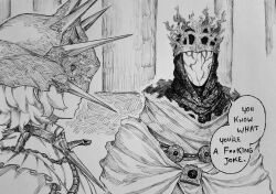 dark sun gwyndolin from dark souls (series) by chronozbergh