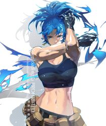 leona heidern from the king of fighters by cofffee
