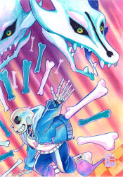gasterblaster from undertale by ikkakutenma