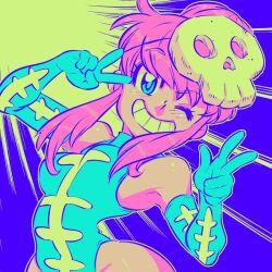 jakuzure nonon from inktober by rafchu