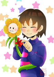 flowey (undertale) from undertale by ikkakutenma