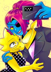 alphys from undertale by ikkakutenma