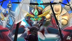 gridman (character) from bravern by shafuu (arrowww12ga)